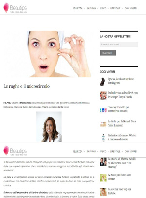 Beautips - Le rughe e il microcircolo
