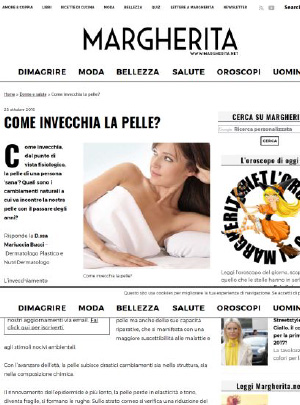 Margherita.net - Come invecchia la pelle