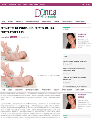 Donna in salute - Dermatite da pannolino